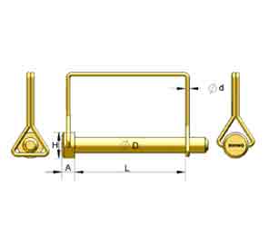 Wire Lock Pin-Squre Pin Manufacturer from India